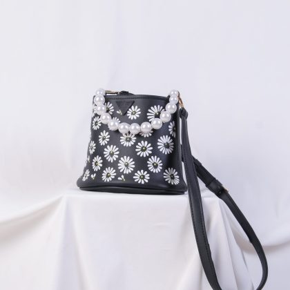 Sac SO camomiles Black