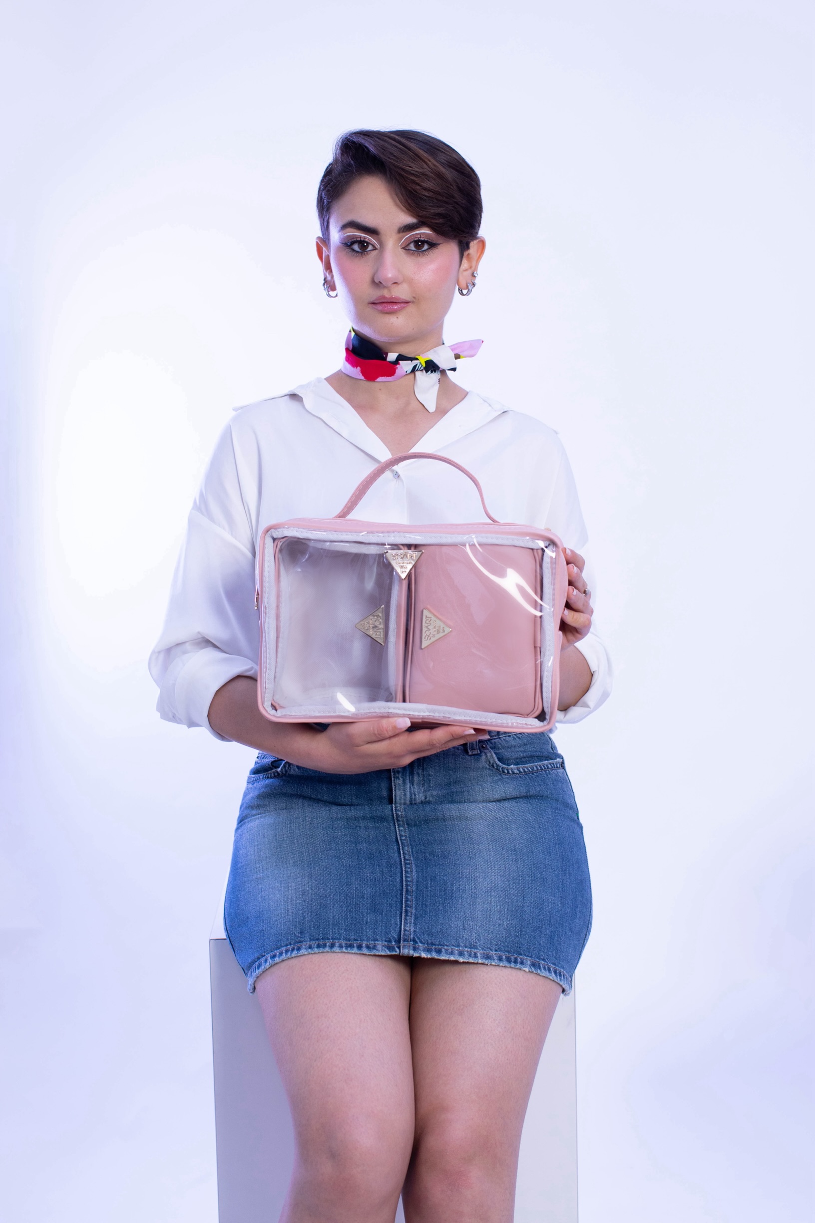 Pack trousses produits de beauté pink